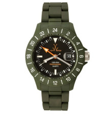 Toy Watch JET01HG Unisex Hunter Green Jet Lag Plasteramic 40mm Watch F1603