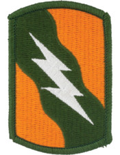 155th Armored Brigade Patch Full Color Dress - Sew-On or Hook Backing