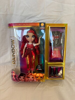 Rainbow High Fashion Doll Ruby Anderson Series 1 with Second Outfit- NIB