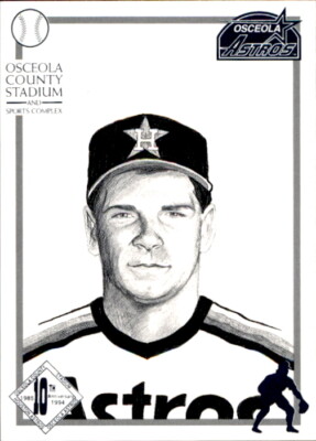 1994 Osceola Astros Anniversary Team Issue #27 Dave Silvestri - NM Baseball Card