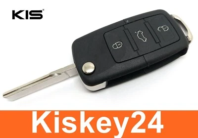 3T Klappsclüssel für VW Volkswagen Funkschlüssel Schlüssel Gehäuse Ersatz FB