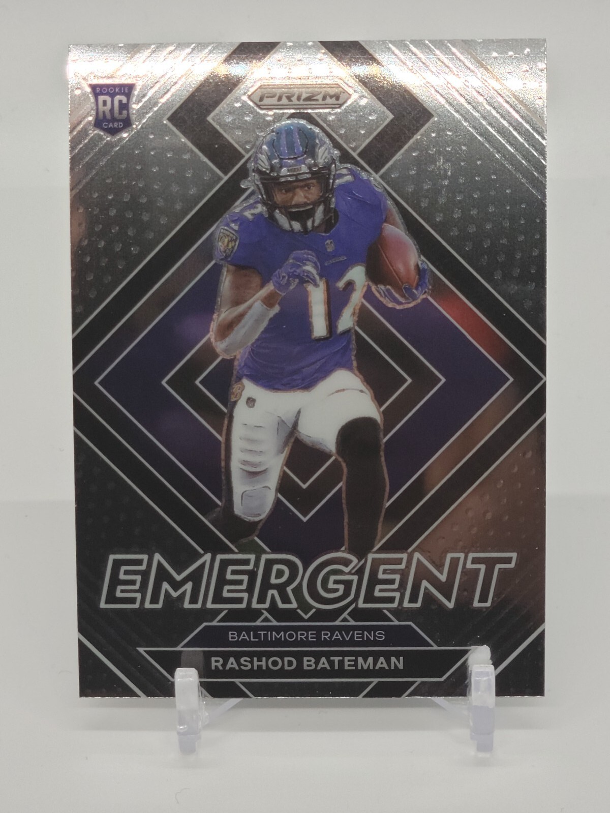 2021 Panini Prizm Football EMERGENT Rashod Bateman #E-10 Ravens RC Rookie MINT