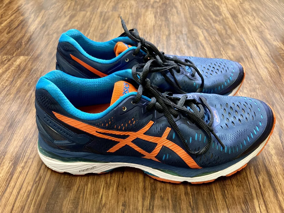 Asics Gel Kayano 23 Men s Running Shoes Poseidon Flame Orange