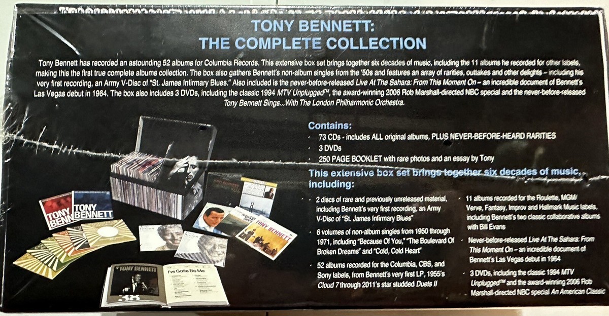 Tony Bennett The Complete Collection Box Set 886978746023| eBay