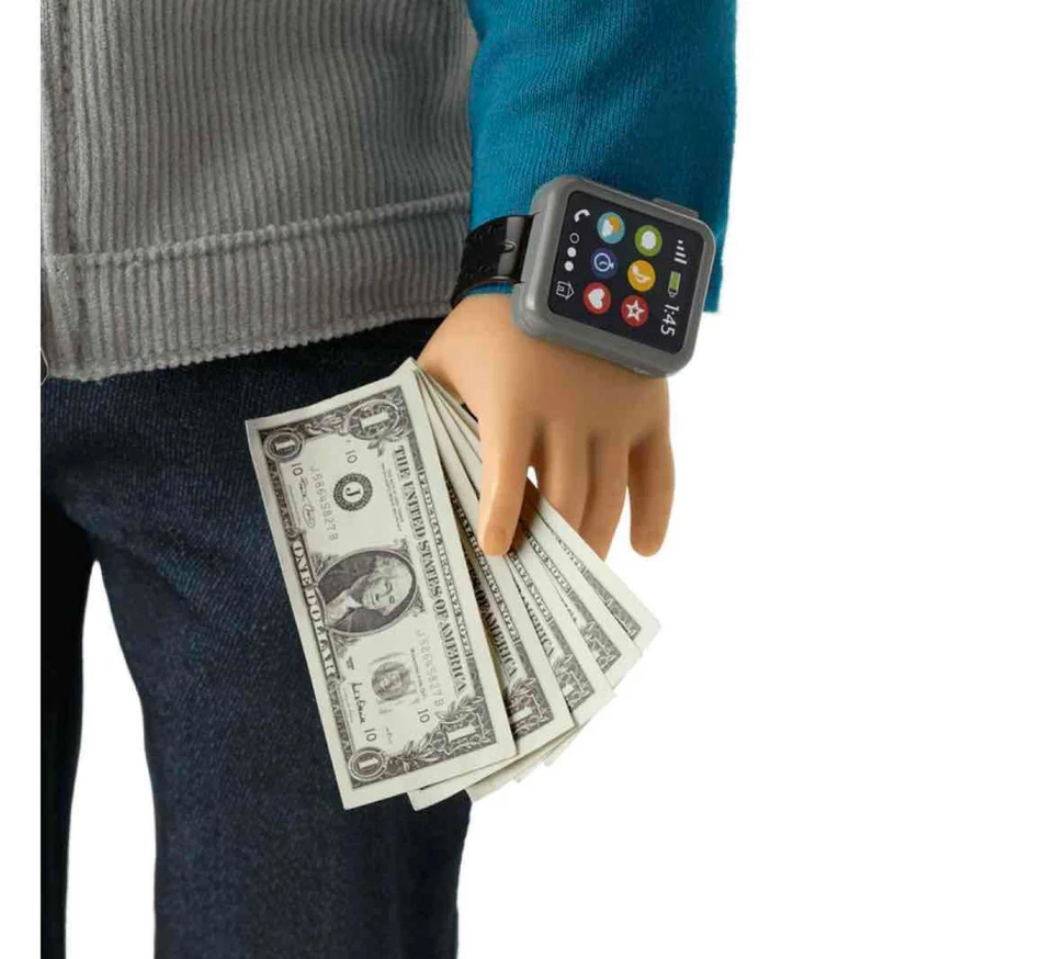 New American Girl Boy Casual & Cool Accessories Set~Vest Backpack Watch Phone - Image 4 of 4