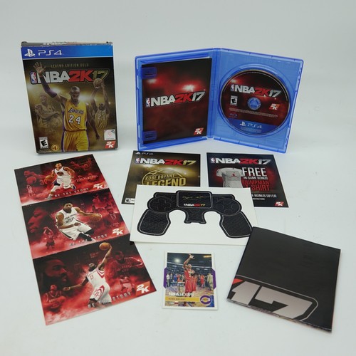 NBA 2K17: Legend Edition Gold (Sony PlayStation 4, 2016) CIB w/ Poster Tested - Picture 27 of 38