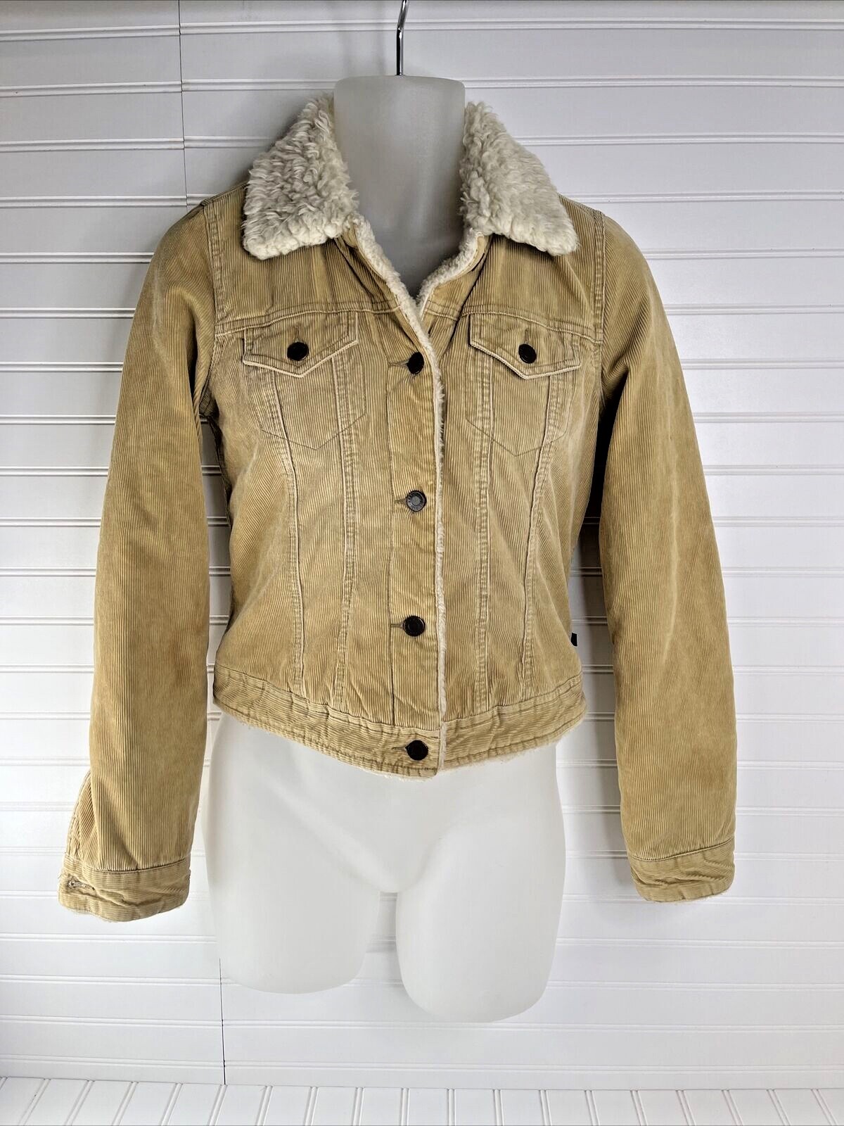 corduroy sheepskin jacket