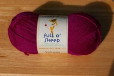 Full O' Sheep Black Sheep Peruvian Wool 3.5oz Passion Fruit