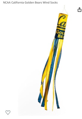 NCAA University of California Cal Golden Bears 60'' COLLEGIATE WINDSOCK