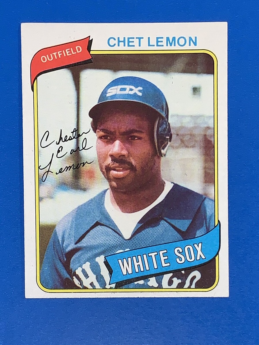 1980 Topps Chet Lemon Baseball Card #589 Chicago White Sox