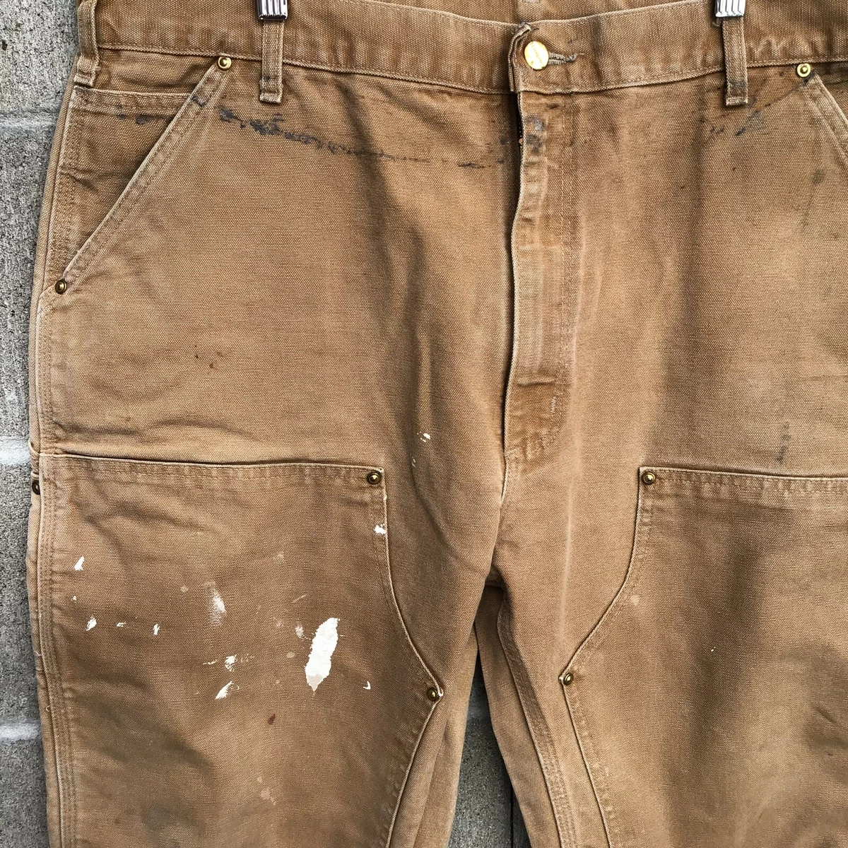 Vintage 90s carhartt workwear double knee made in USA carpenter pants 40 x 30