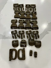 Repair Bundle ITW GTSR Repair Buckles Waveloc Split-Bar 1 Inch QASM Coyote x24