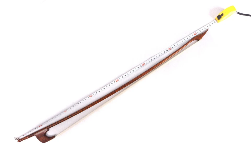 New Double Upright Bass Bow baroque Bows Natural Snakewood Straight balance - Image 2 of 4