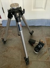Camera Tripod-Manfrotto By Bogen Base And Bogen Head
