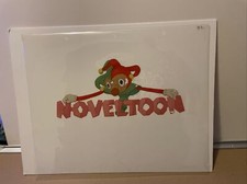 NOVELTOONS animation Cel LOGO 1940’s Theatre Main Title Cartoons Vintage Art I12