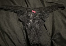 VINTAGE VICTORIA S SECRET PINK EXTRA LOW RISE MINI CHEEKSTER PANTY SIZE MED 2