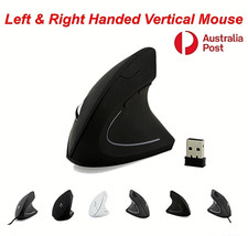VE Optical Vertical Mouse Ergonomic Wireless 2.4G USB 3200 DPI Left Right Handed