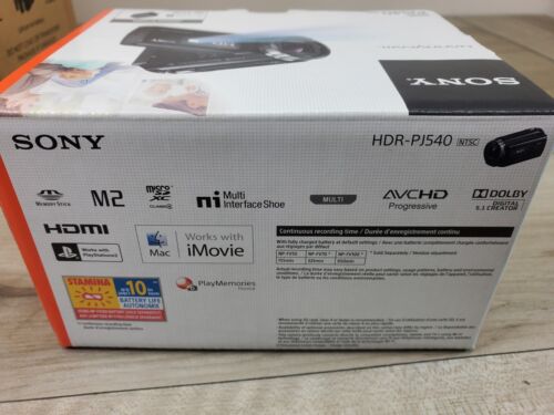 New SONY HDR-PJ540 Video Camera HandyCam Built-In Projector Memory 32GB - Picture 5 of 23