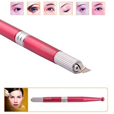 Pluma de tatuaje manual Chuse Microblading soporte de aguja para cejas herramienta de maquillaje permanente