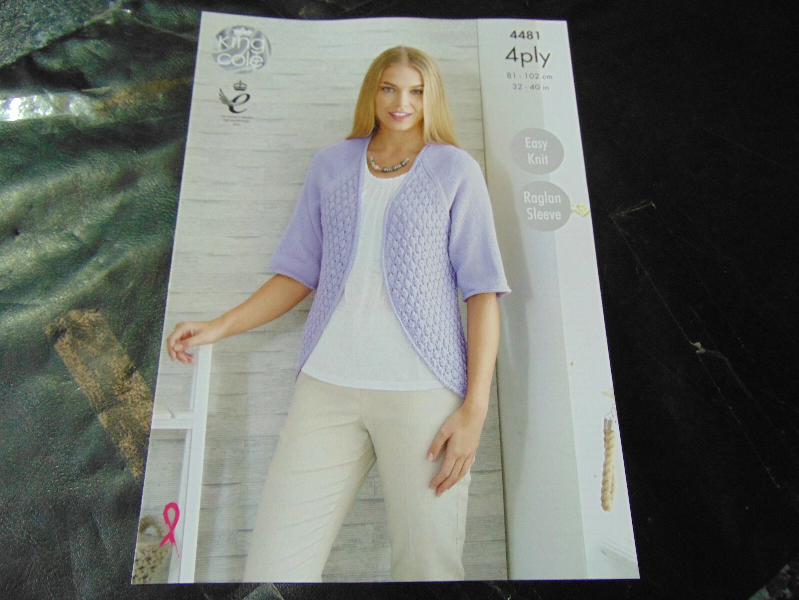 KING COLE 4 Ply Knitting Pattern 4481 Cardigan and Bolero Easy Knit 32 - 40 ins