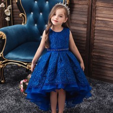 Little Girls' Mesh Tutu Dress Sleeveless Flower Party Ball Pageant Gown Birthday