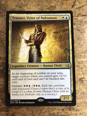Temmet, Vizier of Naktamun (207/269) - Amonkhet - Rare Magic The Gathering  | eBay
