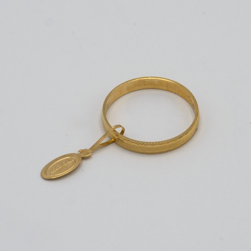 Fedina Unoaerre in oro giallo 18 kt A.143 - Foto 3 di 8