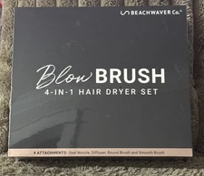 New/Sealed - BEACHWAVER Co. Blowout Brush - Midnight Rose 4-IN-1 SET