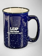 Textron LDP  Blue Speckled Campfire Coffee Mug Corporate Aviation