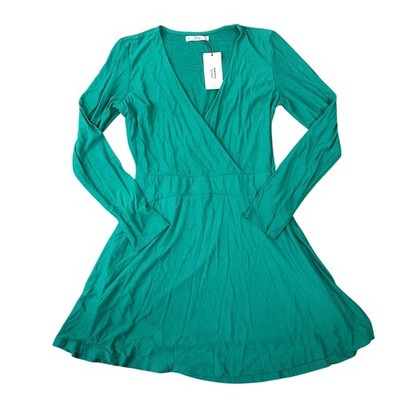 Mango MNG Women's Green Long Sleeve Dress Size 4