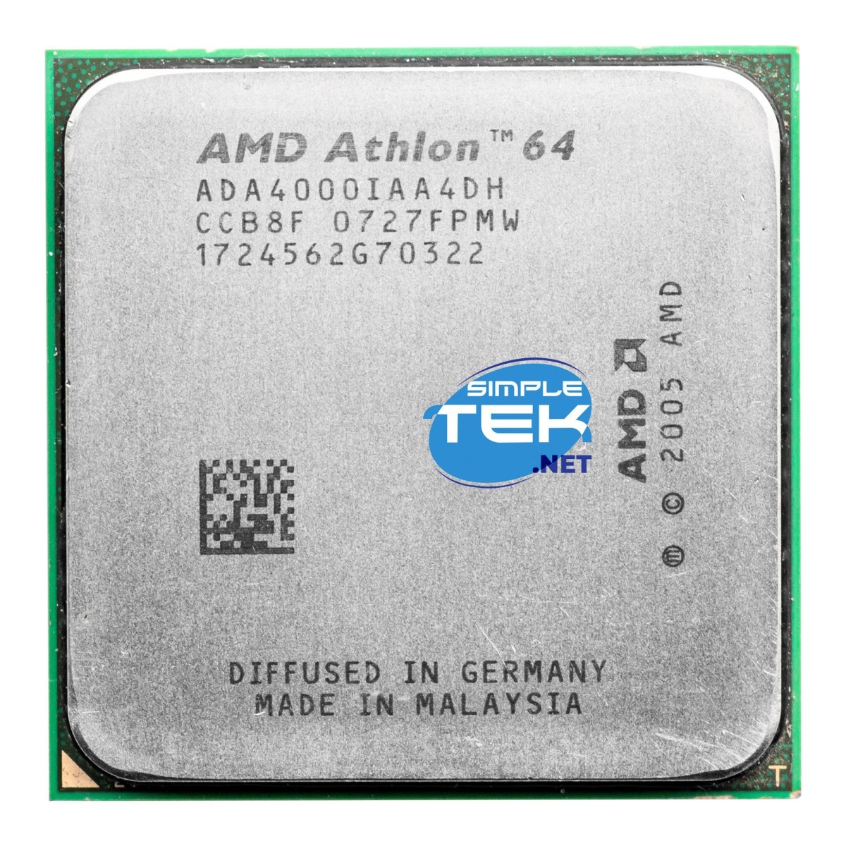 Amd Athlon 64 4000+ Processeur Cpu Socket Am2 2,60ghz Ada4000iaa4dh