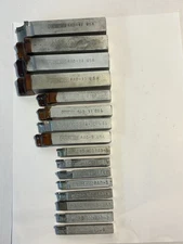 Lathe Radius Tools Micro 100 #1 Thru #16 Set 1/32” Thru 1/2” Carbide Qty. 16 USA