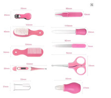 10PCS Baby Health Care Kit   Kids Nail, Hair  Oral Grooming Essentials with The