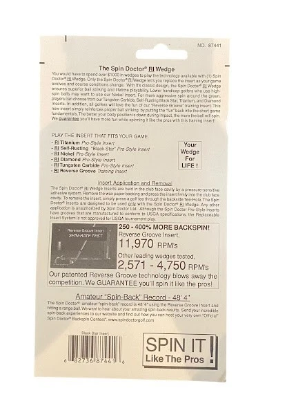 Spin Doctor RI Golf Wedge Insert Black Star 87441 - Image 2 of 3