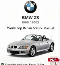 BMW, Z3 1996, 2002,  Repair Service Manual.