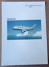 Vintage Daimler-Benz Aerospace Airbus CRYOPLANE Brochure Hydrogen Fuel German