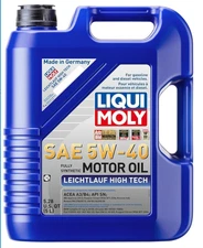 New Leichtlauf High Tech SAE 5W-40 Motor Oil, 5L Synthesis Technology (2332)