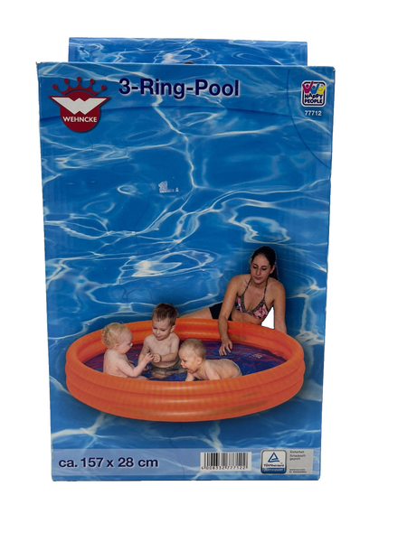 Wehncke 3-Ring-Pool 157X28Cm Planschbecken Sommer Baden Kinder Garten Pool-image