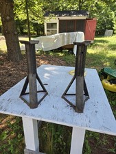 Vintage 2 Gauge Steel Jack Stands 1960s Vintage 2 Gauge Steel Jack Stands 1960s