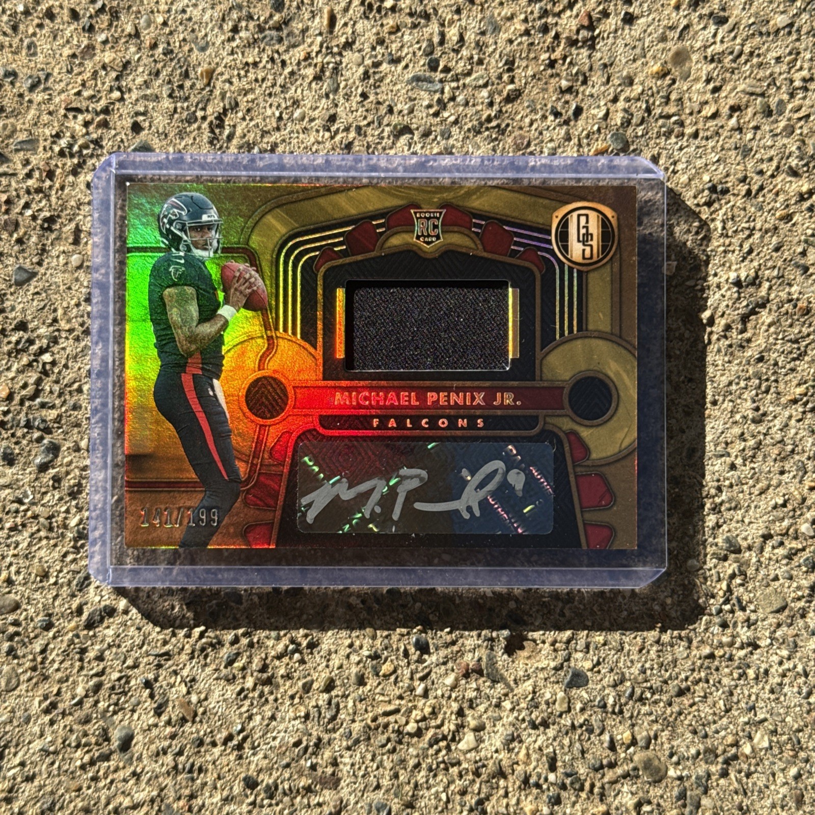 2024 Panini Gold Standard - Rookie Jersey Autographs Michael Penix Jr. #202 /199
