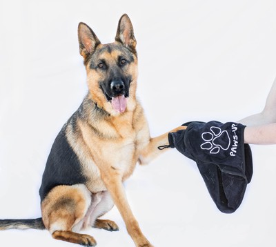 XL Paw Cleaning Towel for Dogs removes mud Dirt Grass Sand allergens Machine ...