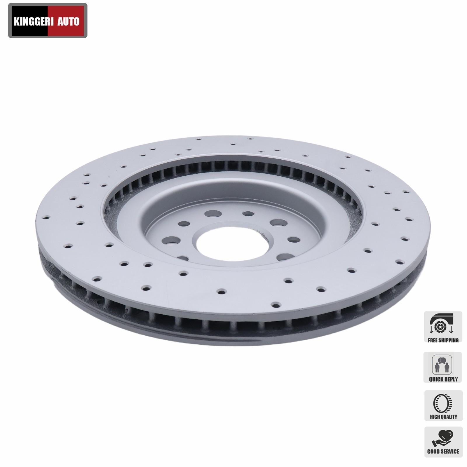 2Pcs Rear Floating Vent Disc 670035019 For Maserati Ghibli Quattroporte 17-21