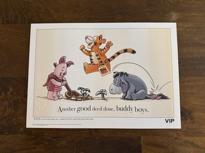 LEGO Winnie the Pooh Limited Edition VIP Print (Another Good Deed Done) 530/1000