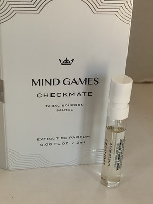 Mind Games Checkmate EDP Spray Carded Sample .06 oz /2 ml NEW Travel