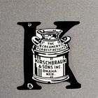 VINTAGE KIRSCHBRAUN CREAMERY FARM PORCELAIN SIGN CAR GAS TRUCK OIL MOTORCYCLE