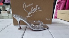 CHRISTIAN LOUBOUTIN scarpe decolletè  donna argento size Eu 36   LP2