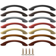 2x Furniture Handle 96 mm with Screws Plastic for Cupboard Door Kitchen Drawer