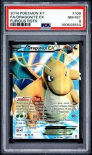 Dragonite Ex Pokemon Xy Furious Fists 108 NM PSA 8 on eBay