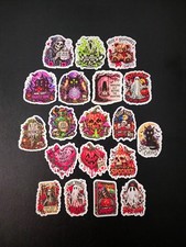 Halloween Horror Stickers Spooky Ghost Skull Pumpkin Gothic Vinyl Decals