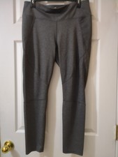 Avia Women  s High Waist Ankle Legging Size Large Grey Hidden Pocket